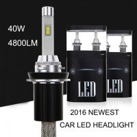 Авто Светодиодная лампа R4 цоколь H1, H3, H4, H7, H8, H9, H11, H13, H15, 9004, 9005 (HB3), 9006 (HB4), 9007, 9012, D4C (D1S, D2S, D3S, D4S), 880/881 (H27), 5202 (H16)  TX 40W Комплект 2 шт.
